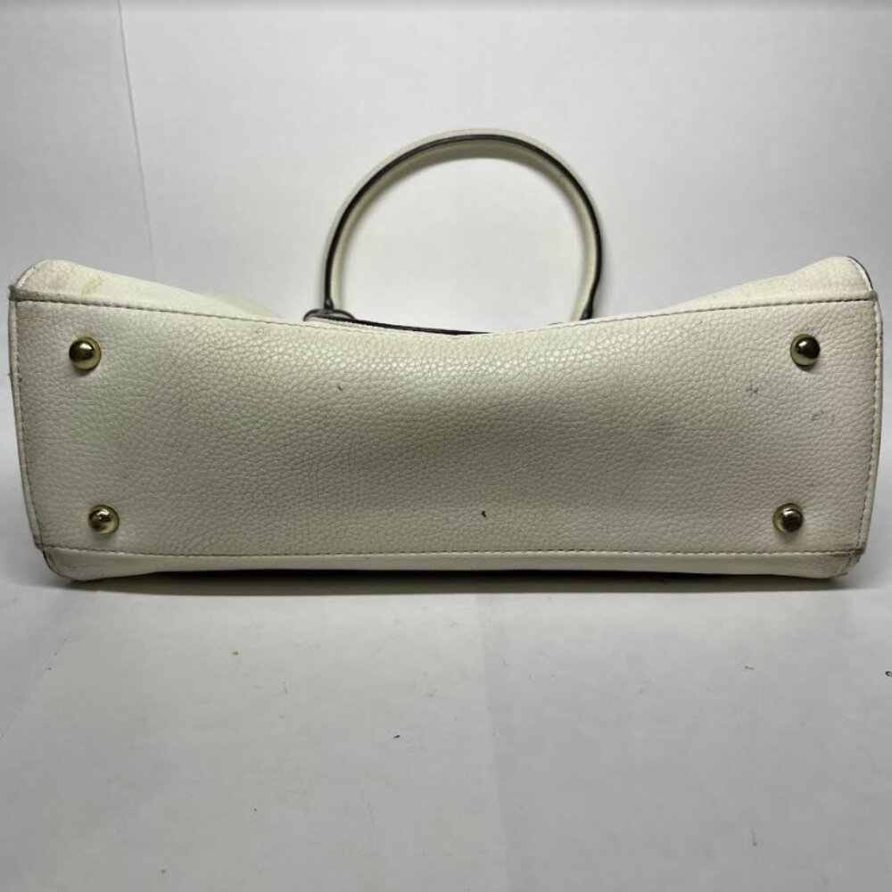 Charming Charlie Shoulder Bag with Lock | Beige and Tan - Picture 4 of 5